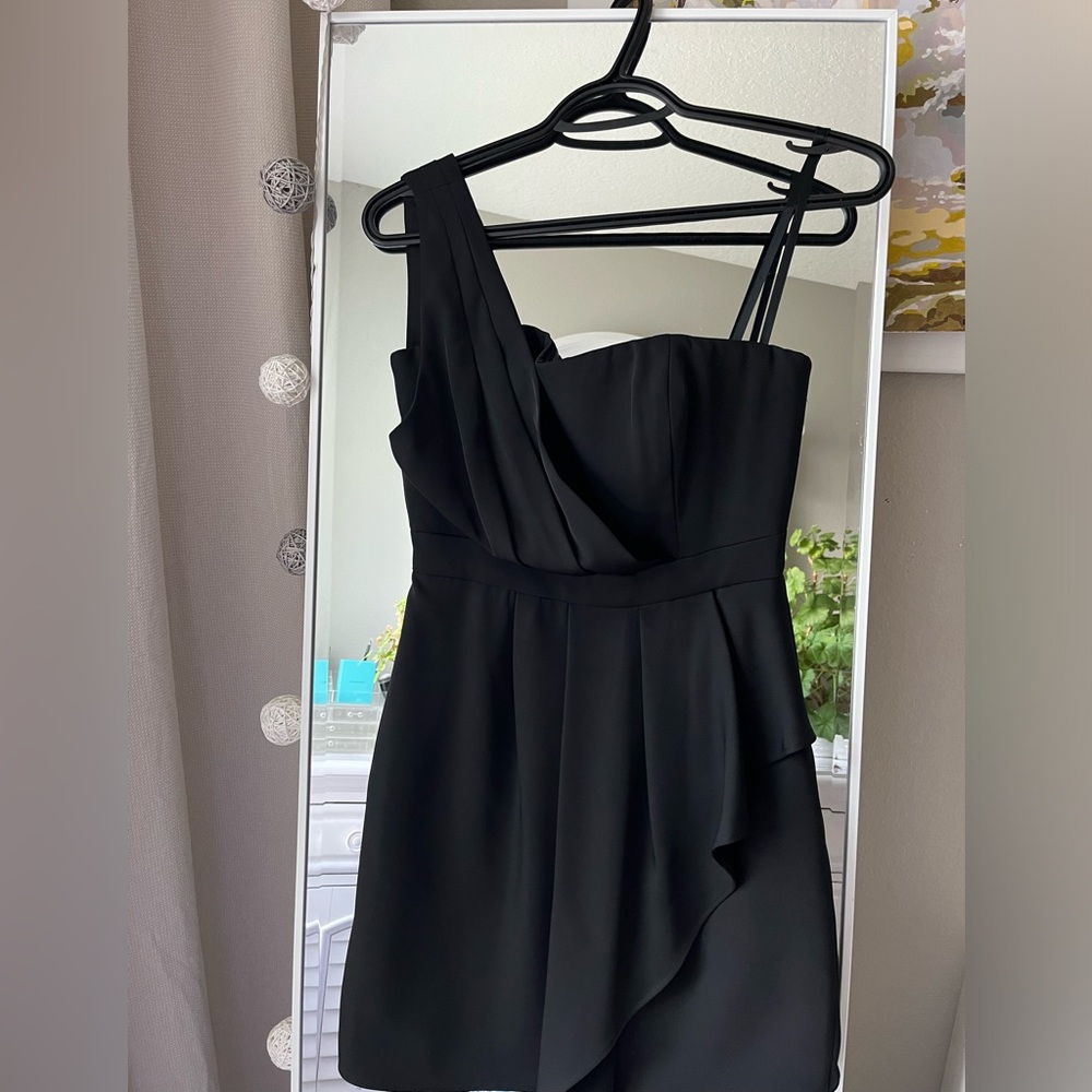 BCBGMAXAzria black mini cocktail dress